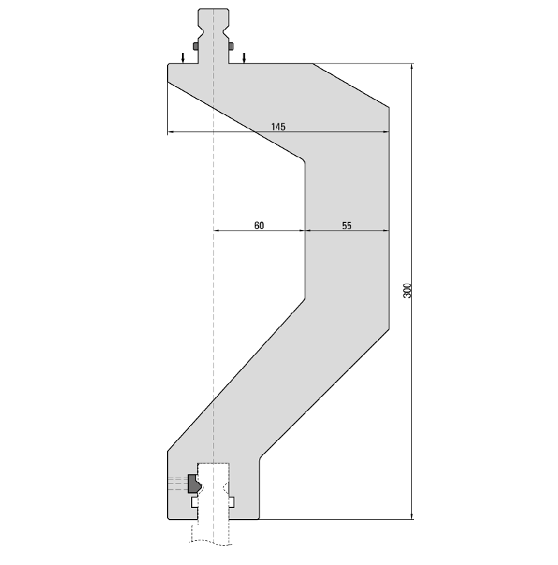 50.504 Verlengstuk Bovengereedschap