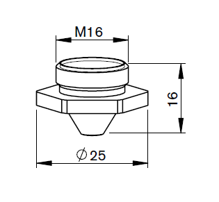MB330-001 MB-NOZZLE Ø 1.5