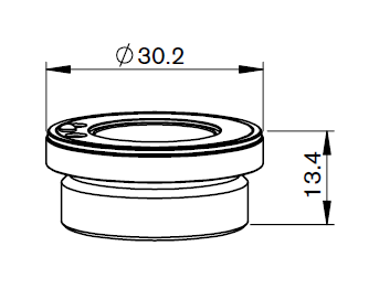 MB334-0001 PT-NOZZLE HOLDER IT HP2" MZP/MEL