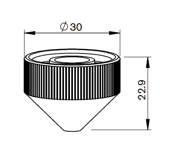 MB334-1629B MB-NOZZLE Ø 2.0 LOW PRESSURE