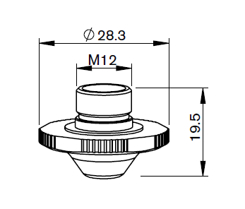 PR422-0522CP PR-NOZZLE PENT Ø 3-4.5 DL CP