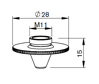 PT350-1351X PT-NOZZLE Ø 1.2