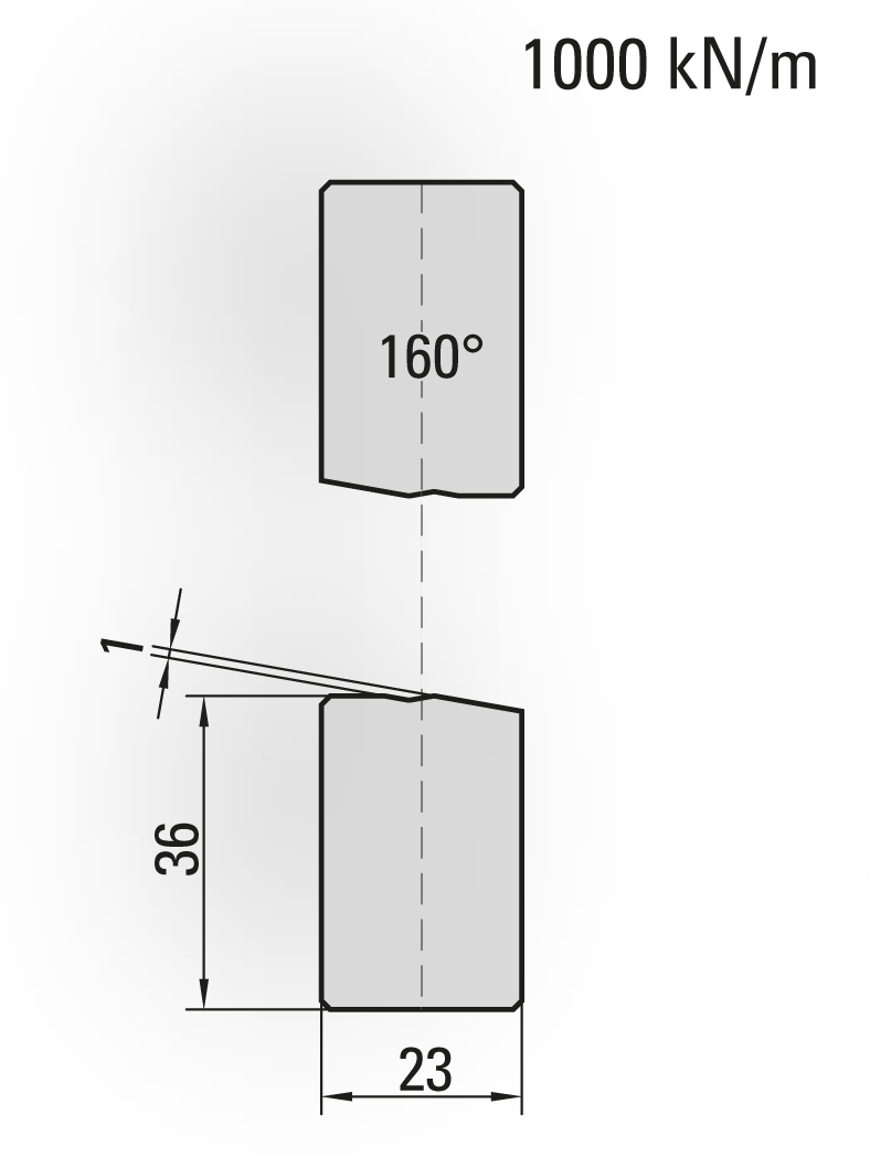 40.510-835 Z-Buiglijstset / Z=1,0 / 16.0° / L=835 mm