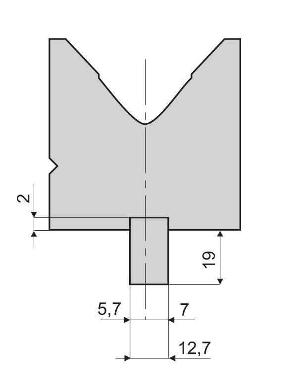 Aanbrengen opspanlip LVD 12,7x21