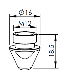 AM325-0005CPX AM-NOZZLE Ø 2.0 CP