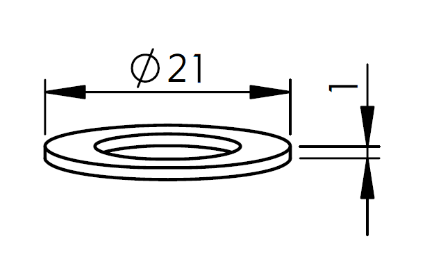 AM325-1614 AMADA® DISC HEAD PROTECTION Ø 21 VESPEL