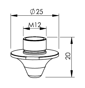 AM343-2362-1.4 AM-NOZZLE Ø 1.4 CP