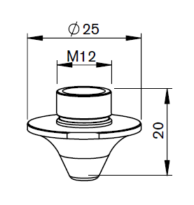 AM367-1410CP AM-NOZZLE Ø S1.4 CP ECO CUT