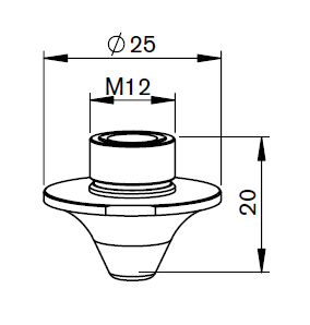 AM367-8550 AM-DOUBLE NOZZLE Ø D1.4E CP ECO CUT