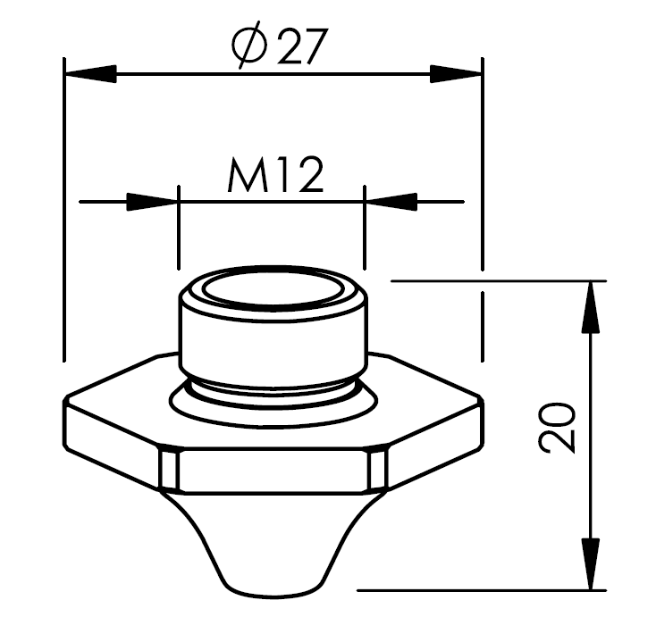 BL350-0802 BL-NOZZLE SCB Ø 1.5 HCP
