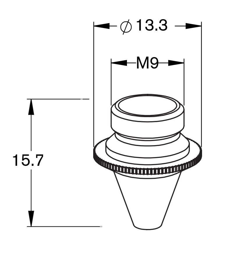 BY310-0058X BY-NOZZLE 1.8 MM FL170 (10 PACK)