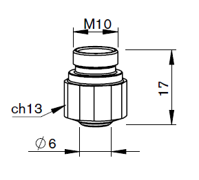 BY310-1915 BY-NOZZLE Ø 2.5 HD