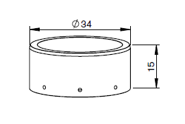 BY359-3422 BY-INSULATING RING WITH HOLES