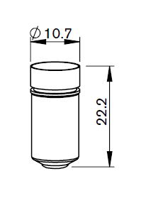 CN306-4637 CN-NOZZLE Ø 2.0 W/O'RING