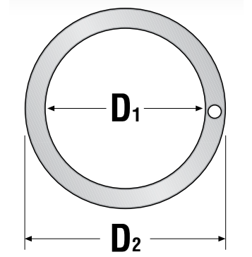 DS4G 114 G Station Onderlegring t.b.v. matrijs set van 6 stuks (0,8 mm)