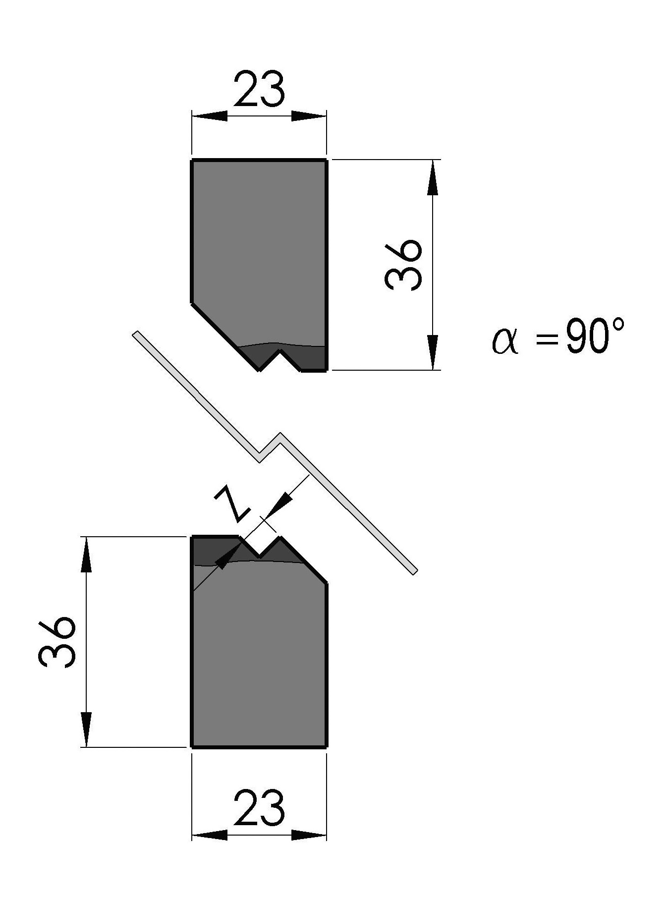 W103428 INZU-002 - Z=3,0 - H=36 - 515 mm