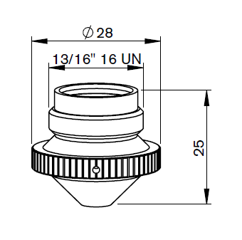 LV332-1344 LV-DOUBLE NOZZLE Ø 5.0 - 2.0