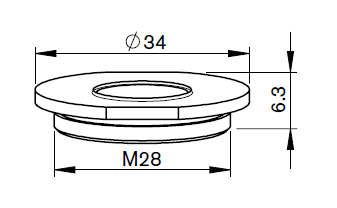 MZ335-1100 MZ-COPPER NUT