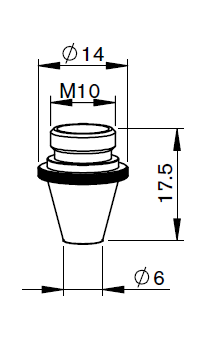 MZ346-0009X MZ-DOUBLE NOZZLE Ø 3.0