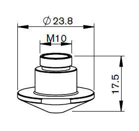 MZ360-0003CP MZ-DOUBLE NOZZLE Ø 1.5 CP