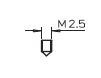 MZ413-1180 MAZAK® H.G. SCREW HEX DRIVE