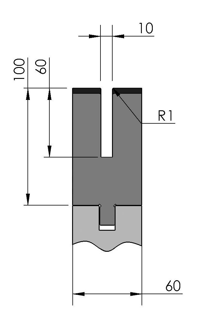 W277284 OZU-381/1 - U=10  - R=1,0 - L=515 mm