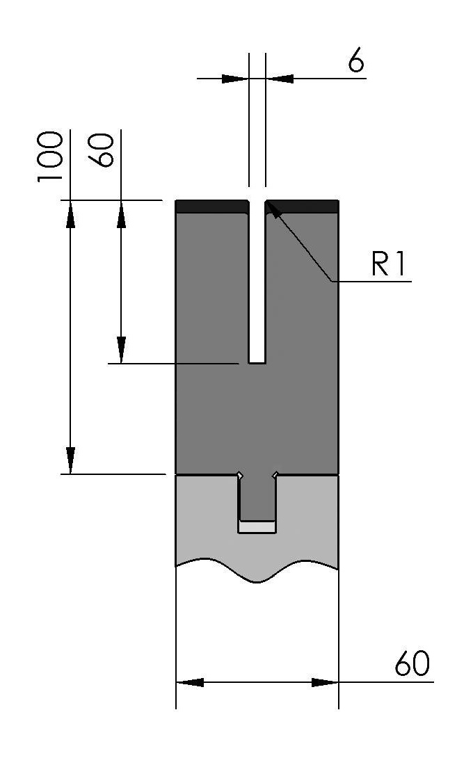 W356953 OZU-E2M-382/1 - U=6  - R=1,0 - L=515 mm