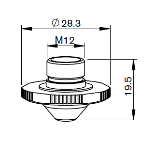 PR422-0663 PR-NOZZLE PENT Ø 1.5 CP