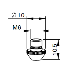 PT344-0551X PT-NOZZLE Ø 1.0