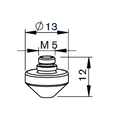PT347-0012X MZ-NOZZLE Ø 1.2 2D