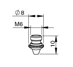PT379-0010X PT-NOZZLE Ø 1.0 KN TAK