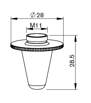 PT390-0018 PT-NOZZLE Ø 1.8 LONGED