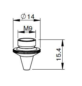 PT391-0010X PT-NOZZLE Ø 1.0