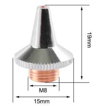 RT120-0910 RAYTOOLS M8 3D SINGLE NOZZLE D. 1,0mm ORIGINAL PART