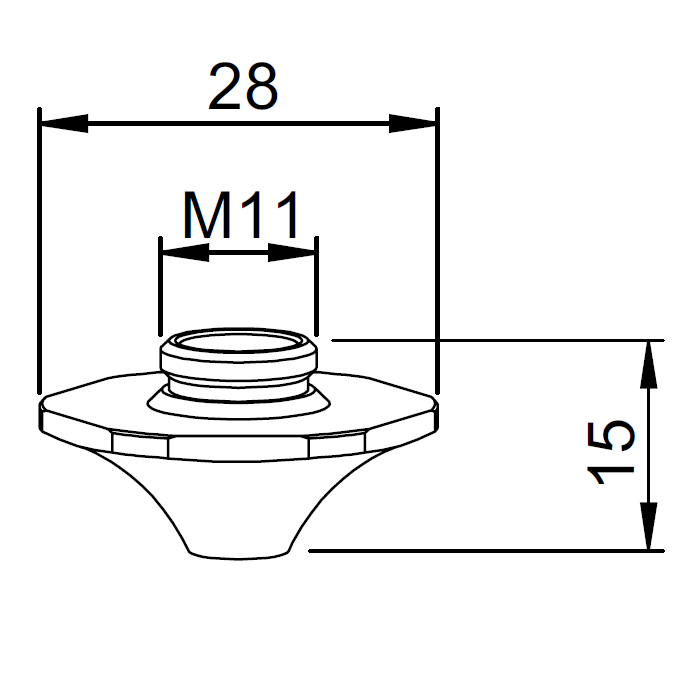 RT120-8120 RAYTOOLS M11 SINGLE NOZZLE BOOST D. 2,0mm ORIGINAL PART