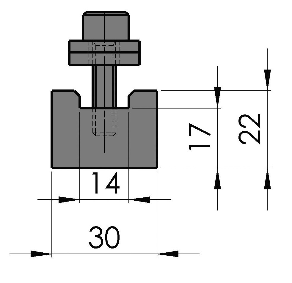 W277711 Dichtdrukgereedschap NS Pro - RU-004 - H=22 - L=515 mm