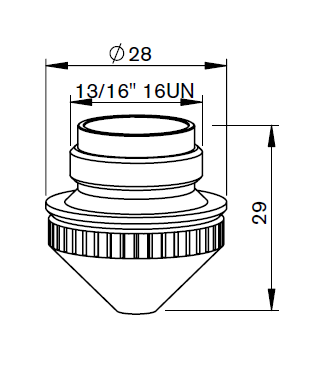 SA365-01A4 SA-NOZZLE Ø 1.0