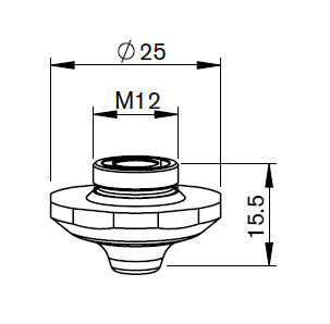 TR407-3595 TR-DOUBLE NOZZLE Ø 10.0 EAU