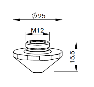 TR407-4866X TR-NOZZLE Ø 2.3 EAA